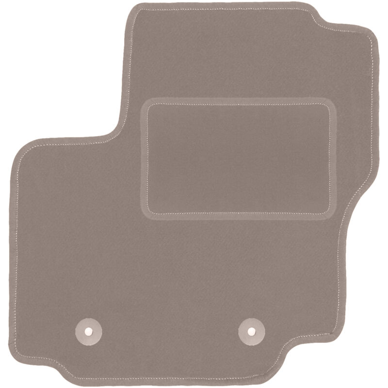 Tapis conducteur beige pour : monospace Ford S-MAX MK1 (2006-2011)