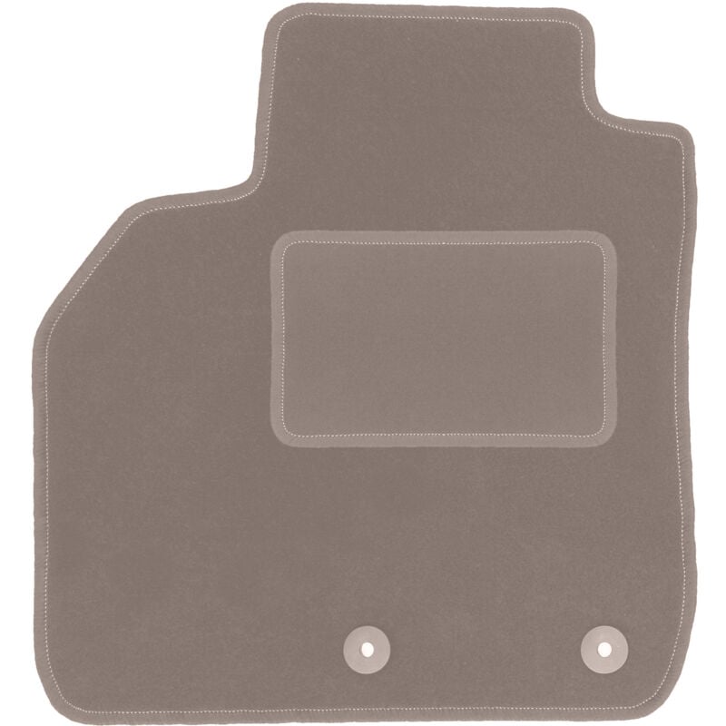Tapis conducteur beige pour monospace Renault Grand Scenic II (2003-2009)