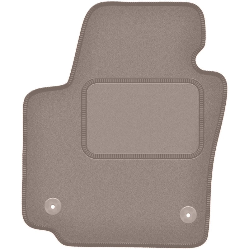 Tapis conducteur beige pour : monospace Seat Altea (08.2008-2015)