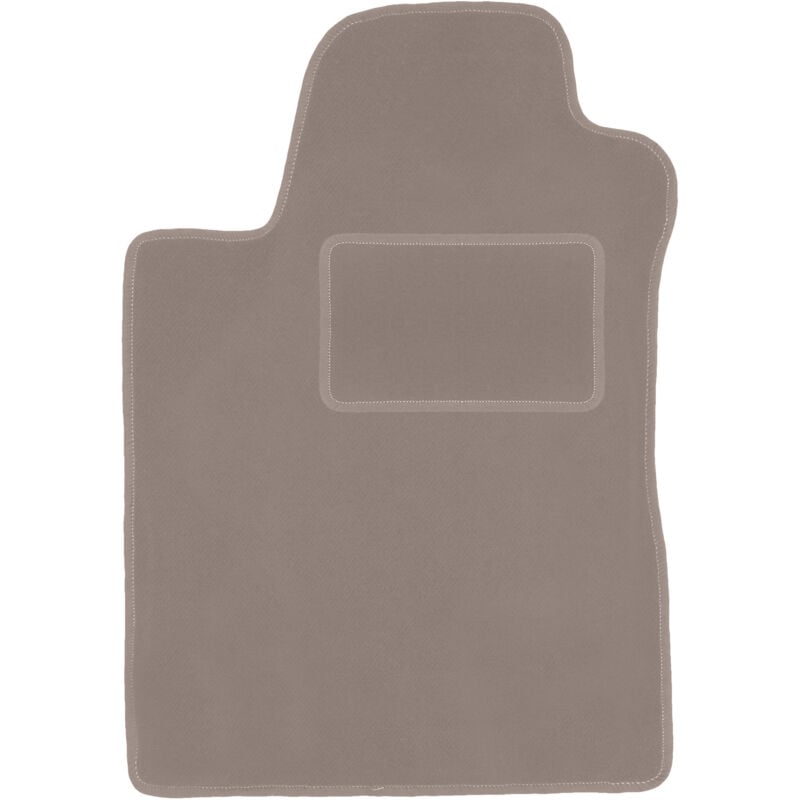 Tapis conducteur beige pour : monospace Toyota Corolla Verso II (2004-2009)