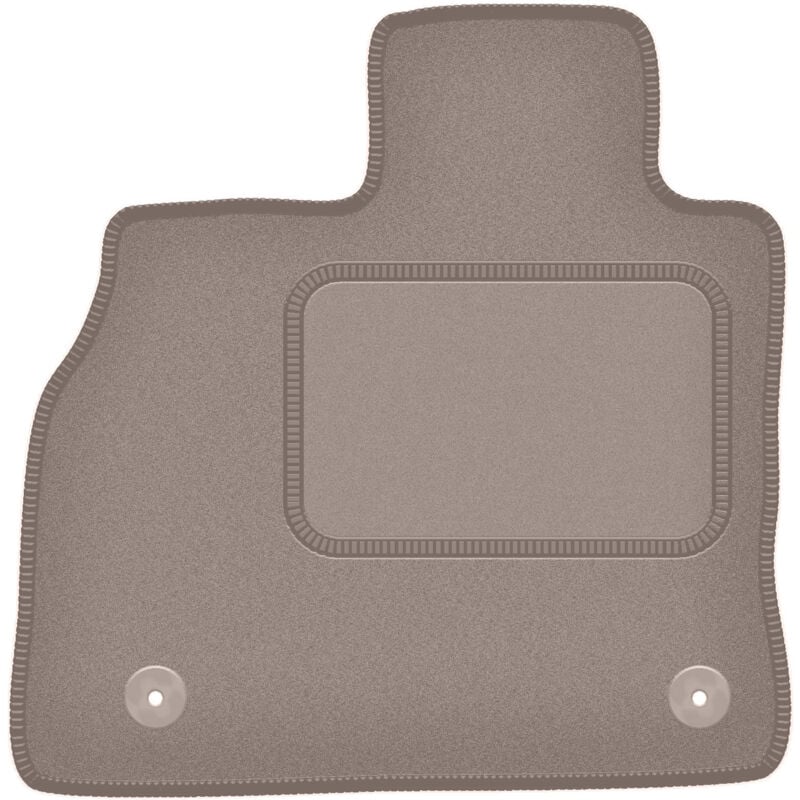 Tapis conducteur beige pour Nissan Leaf I à hayon (2010-2017)
