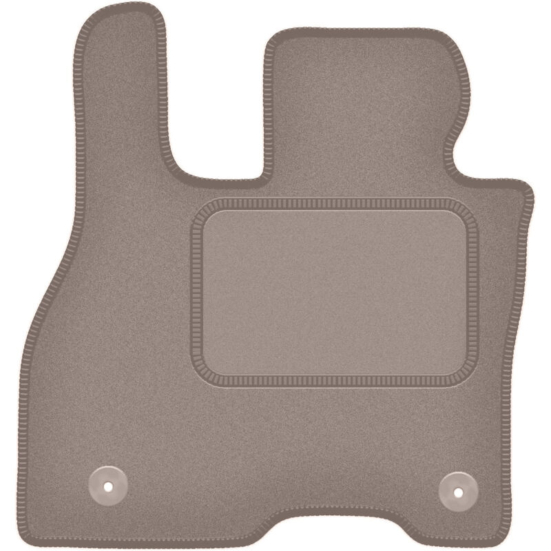 Tapis conducteur beige pour : Nissan Leaf II à hayon (2017-)