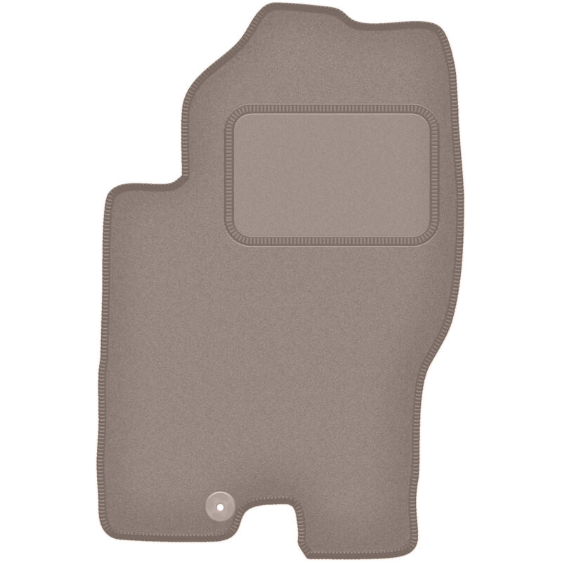Tapis conducteur beige pour : Nissan Pathfinder 5 places (avant restylage) (2005-2010)