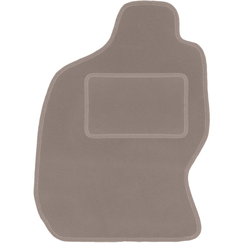Tapis conducteur beige pour Nissan Patrol Y61 GU GR tout-terrain (1998-2004)