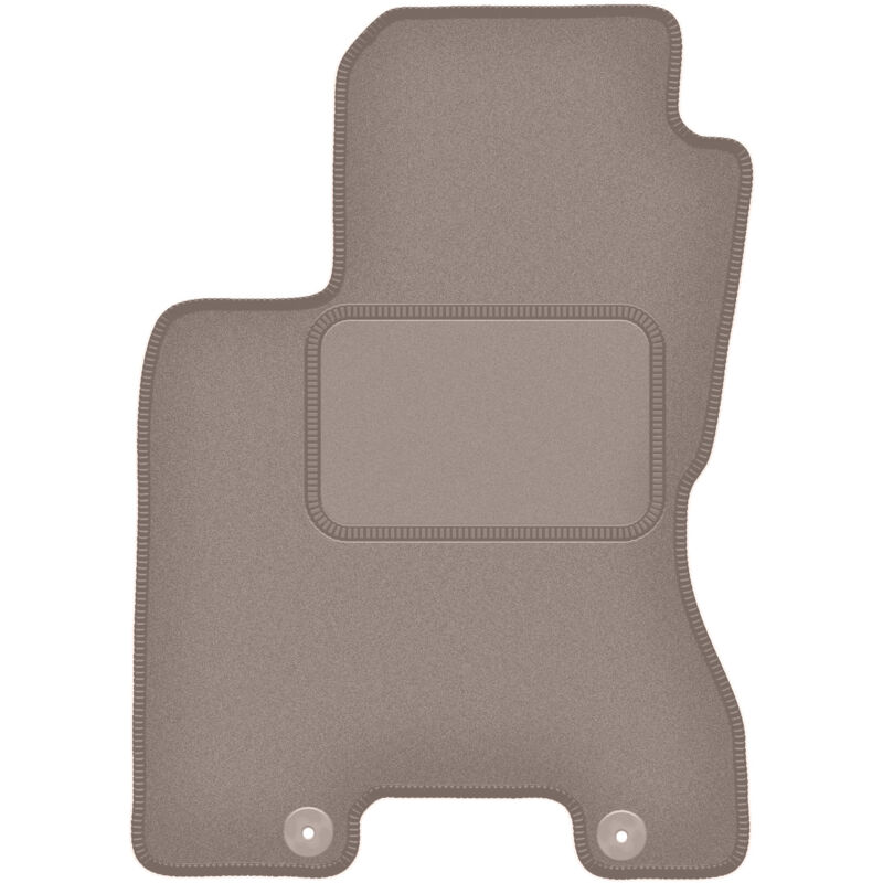 Tapis conducteur beige pour : Nissan X-Trail II T31 SUV (2007-2014)