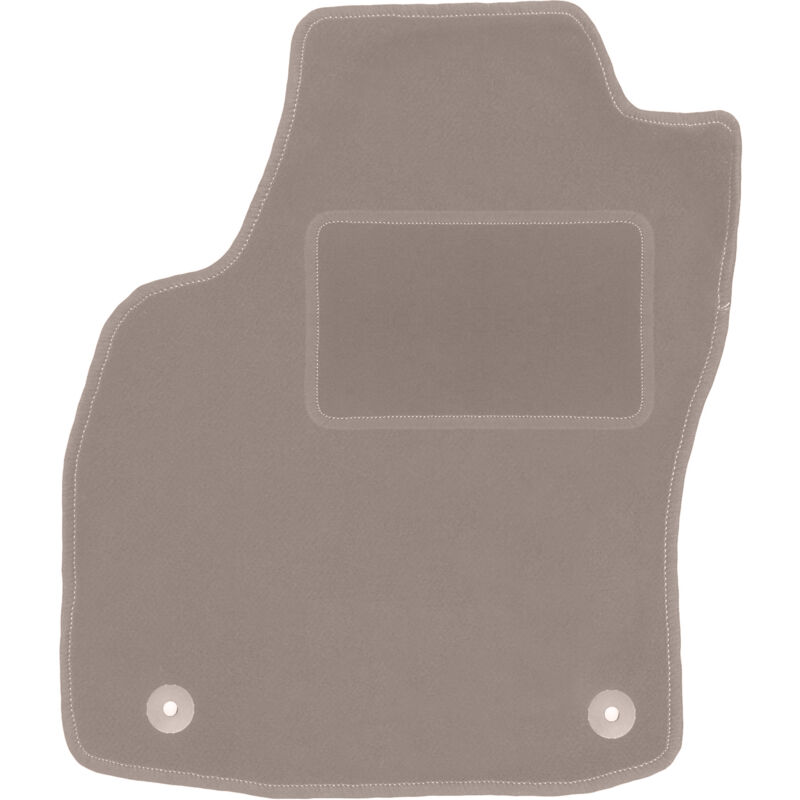 Tapis conducteur beige pour : Opel Astra H berline, hayon, break, TwinTop, cabriolet, coupé (2003-2010)