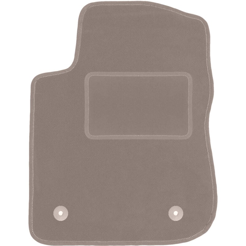 Tapis conducteur beige pour Peugeot 2008 I crossover (2013-2019)