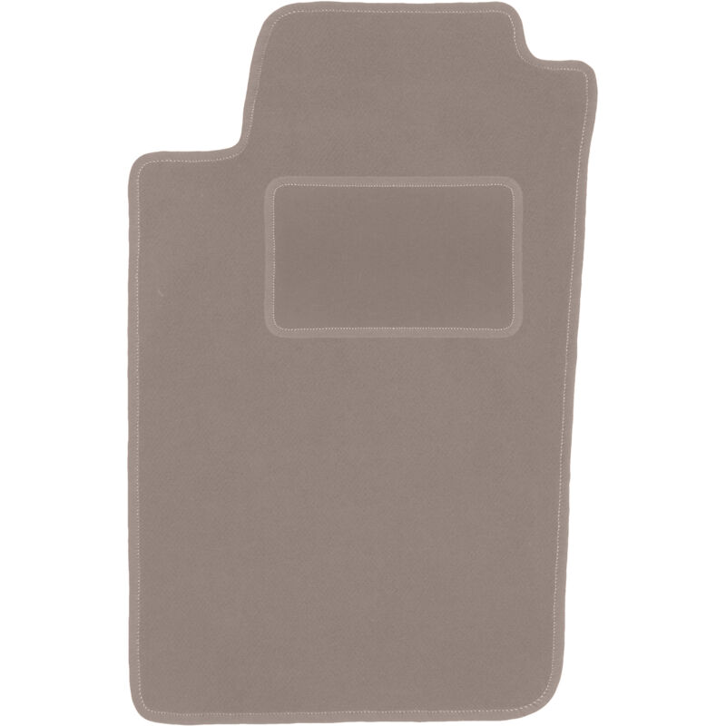 Tapis conducteur beige pour Peugeot 206 berline, SW, break, CC, cabriolet (1998-2010)