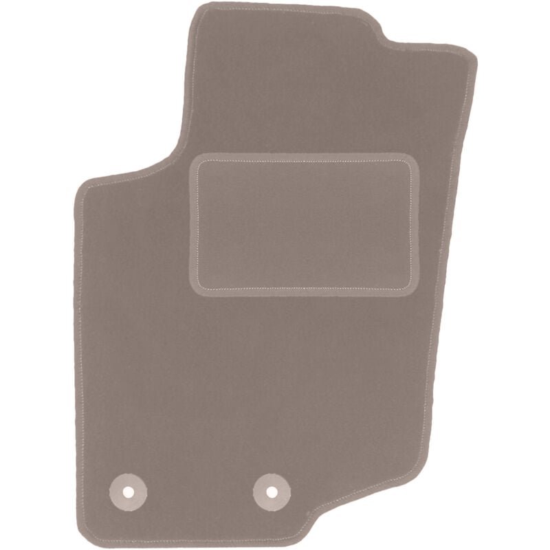 Tapis conducteur beige pour Peugeot 207 SW, break, berline (2006-2012)