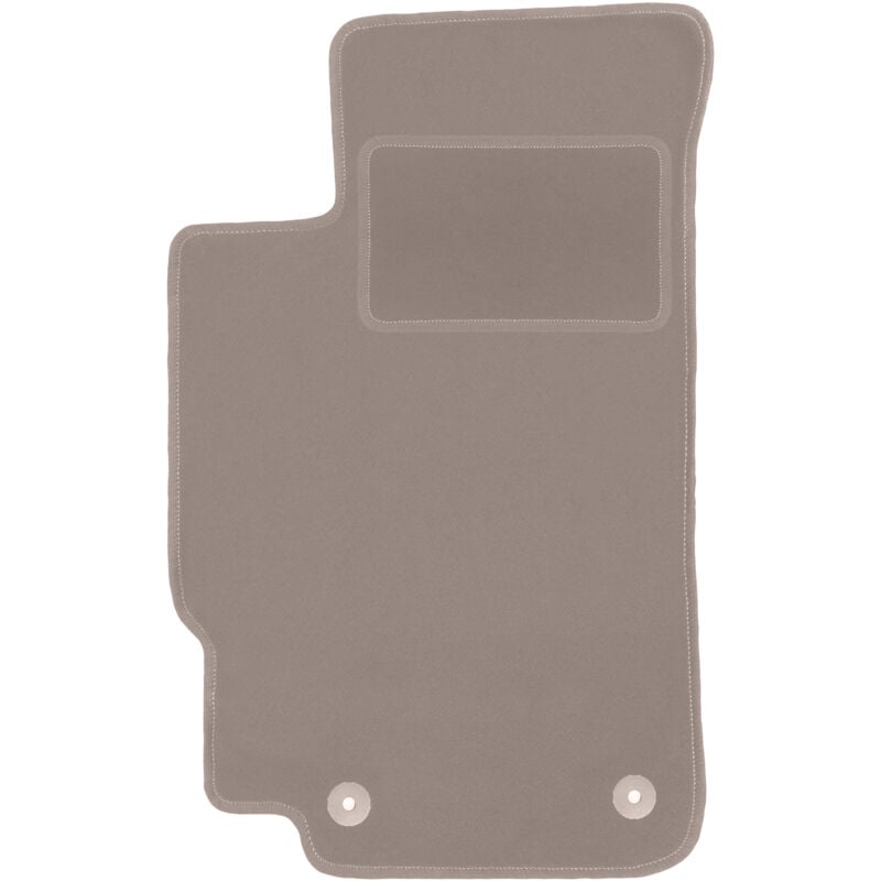 Tapis conducteur beige pour : Peugeot 406 berline, break, break (1995-2004)