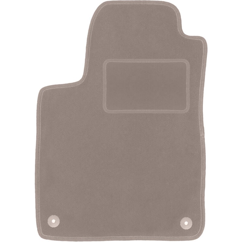 Tapis conducteur beige pour : Peugeot RCZ coupé (2010-2015)