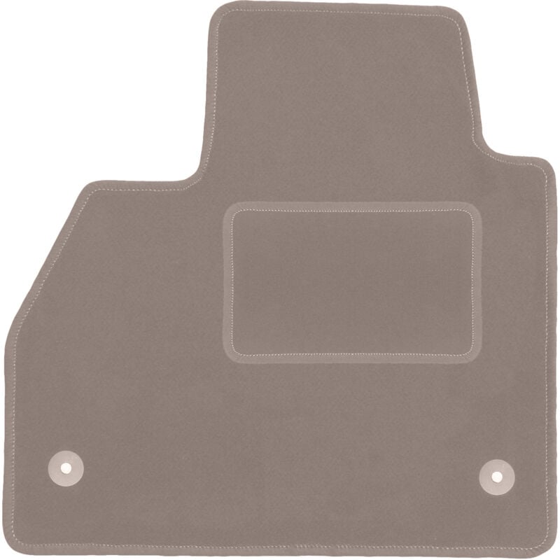 Tapis conducteur beige pour : Renault Kangoo II combivan (2007-)