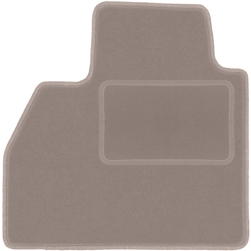 Tapis conducteur beige pour : Renault Kangoo II combivan (2013-)
