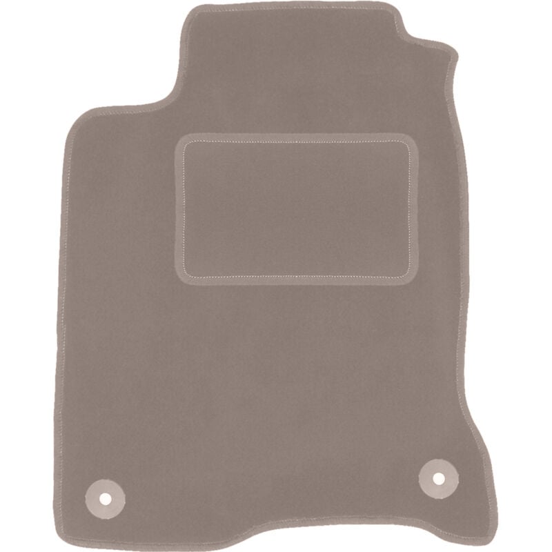 Tapis conducteur beige pour : Renault Laguna III coupé (2007-2015)