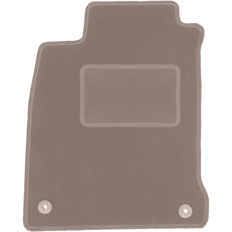 Tapis conducteur beige pour Renault Laguna III liftback, break (2007-2015)