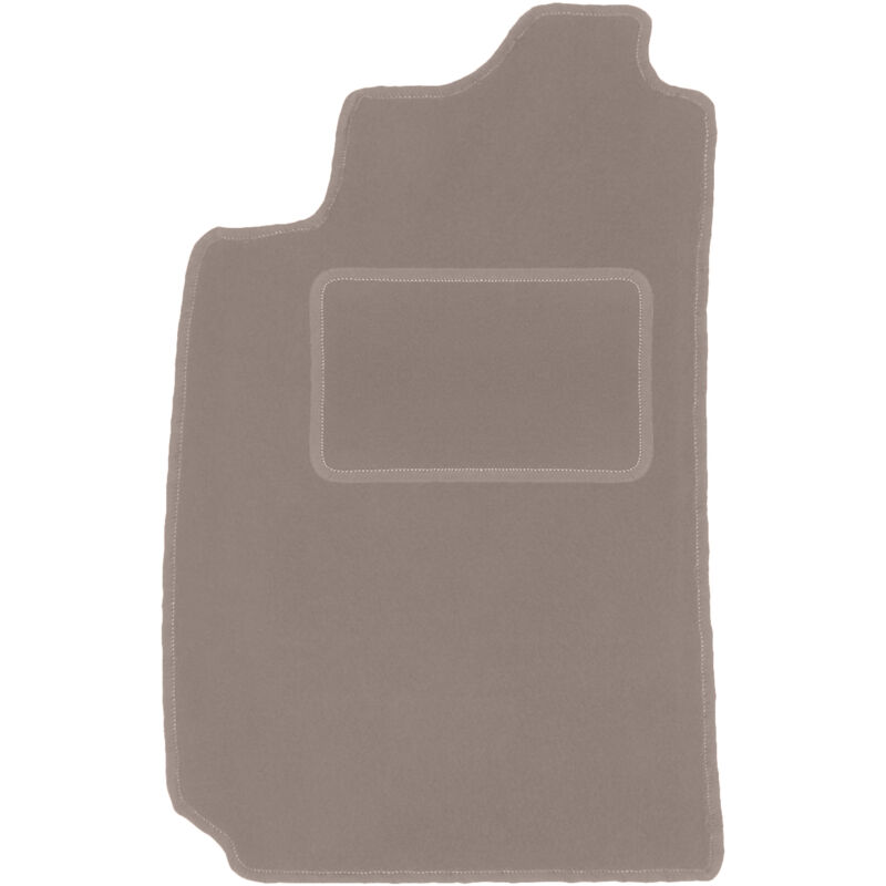 Tapis conducteur beige pour : Renault Megane I berline, classique, berline, grand tourisme, break (1995-2002)