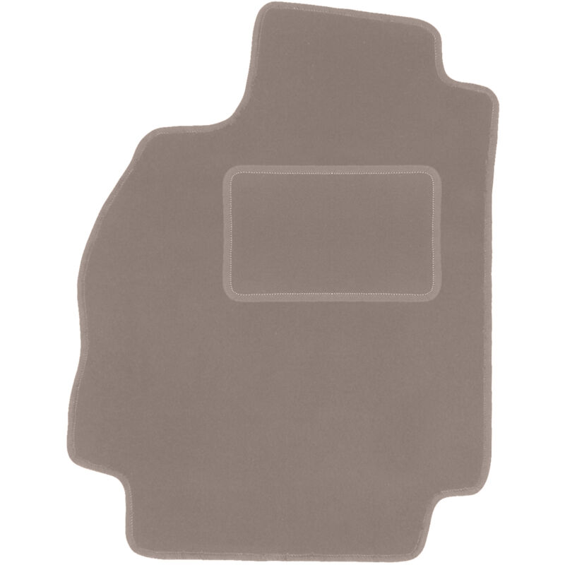 Tapis conducteur beige pour Renault Megane II berline (2002-2008)