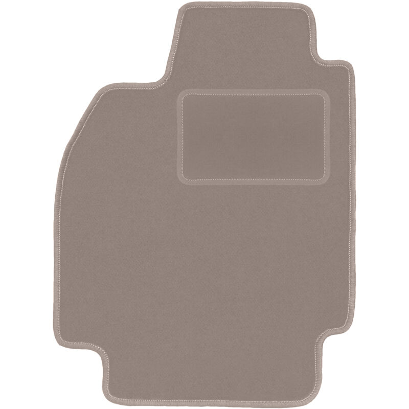 Tapis conducteur beige pour : Renault Megane II CC coupé, cabriolet (2003-2010)