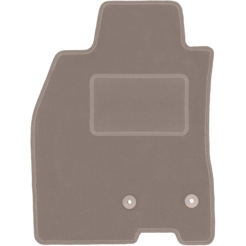 Tapis conducteur beige pour Renault Megane III berline, coupé, grand tourisme, break (2008-2015)