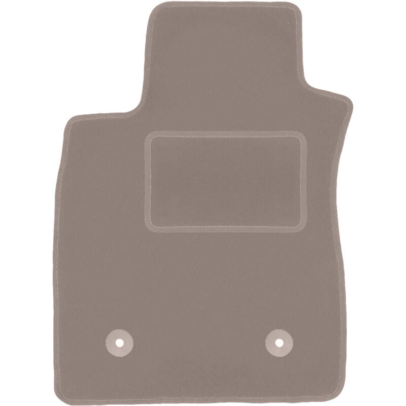 Tapis conducteur beige pour : Renault Thalia II berline (2008-2013)