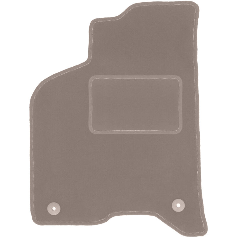 Tapis conducteur beige pour : Seat Arosa à hayon (1997-2005)