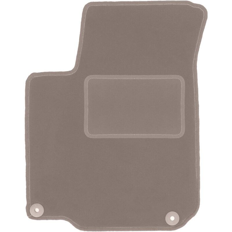 Tapis conducteur beige pour : Seat Leon I à hayon (1999-2005)