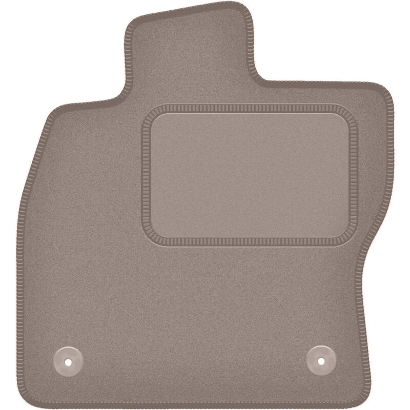 Tapis conducteur beige pour Seat Tarraco 7 places (2018-)