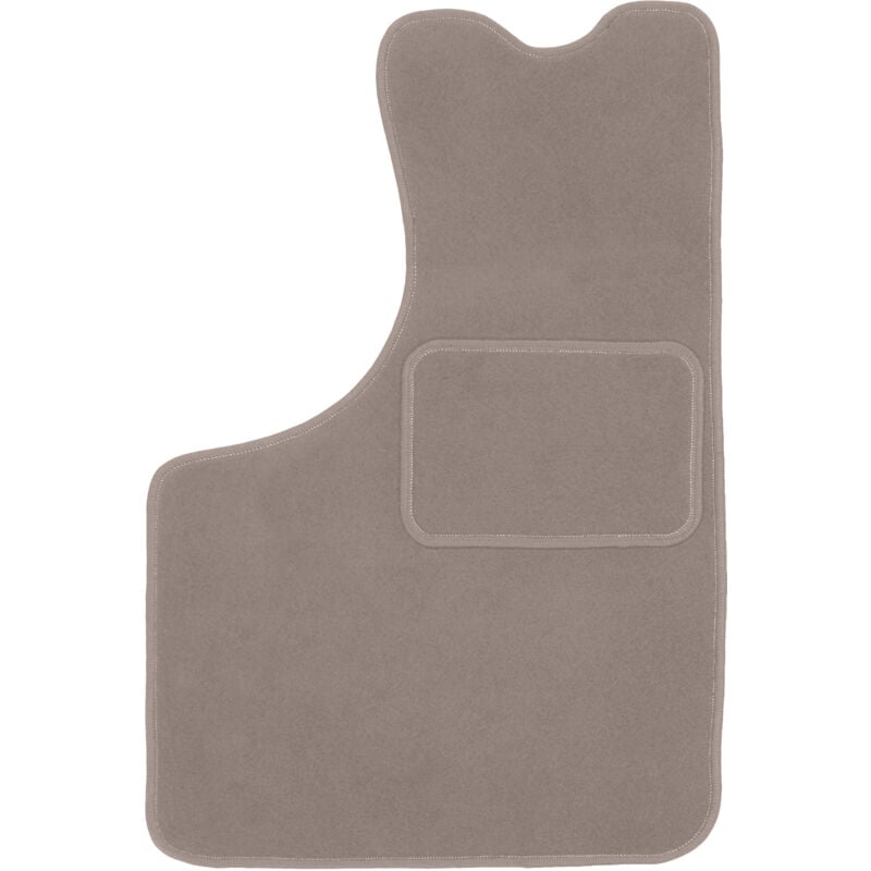 Tapis conducteur beige pour : Skoda 1000MB berline (1966-1969)