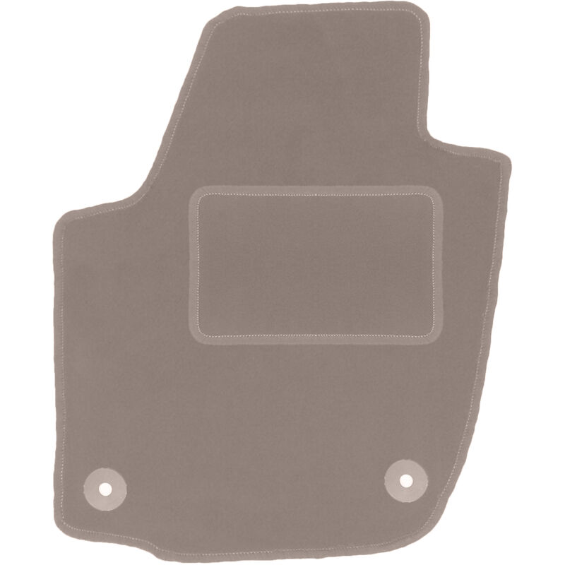 Tapis conducteur beige pour : Skoda Roomster combivan (2006-2015)