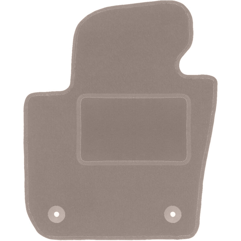 Tapis conducteur beige pour Skoda Superb II berline, break (2008-2015)