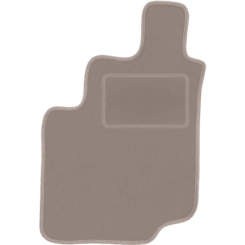 Tapis conducteur beige pour : SsangYong Musso SUV (1993-2005)