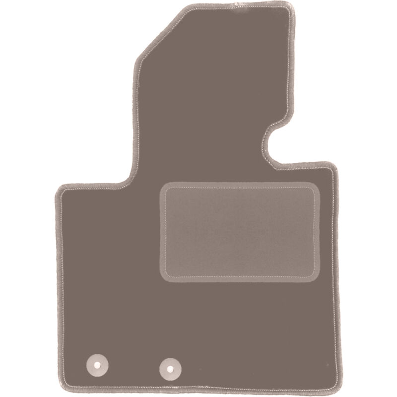 Tapis conducteur beige pour SUV Kia Sorento II (2009-2015)