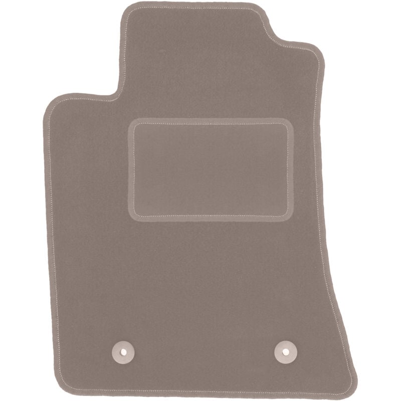 Tapis conducteur beige pour : Toyota Avensis II T25 break, liftback, berline (2003-2009)