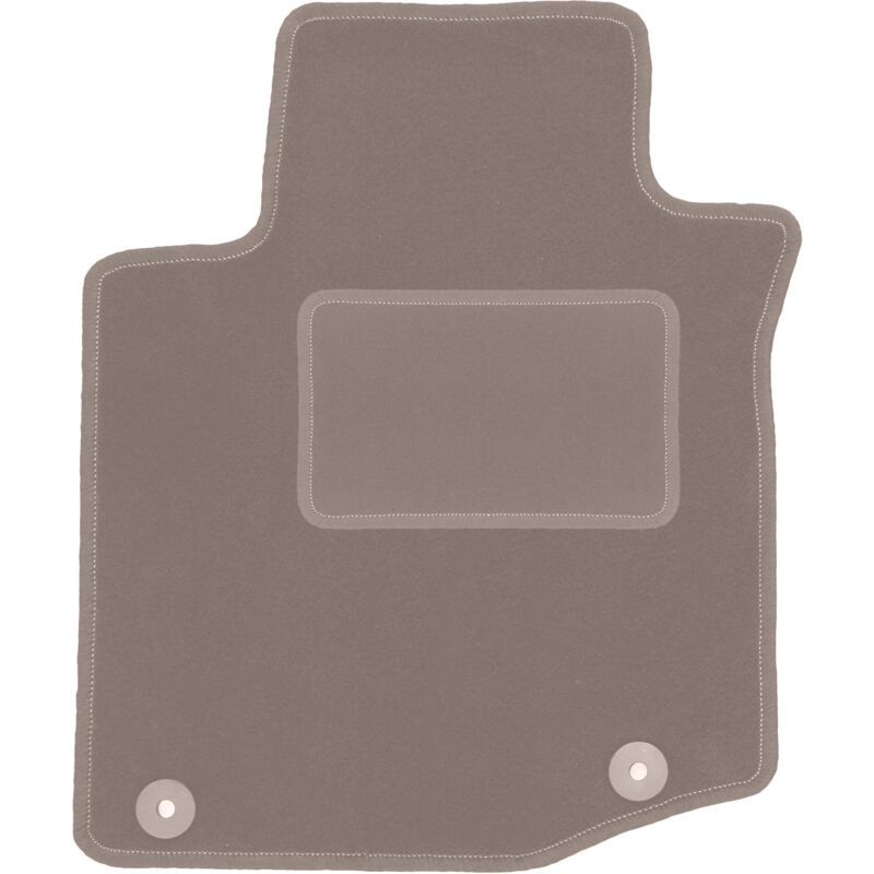 Tapis conducteur beige pour : Toyota Aygo II hayon (2014-)