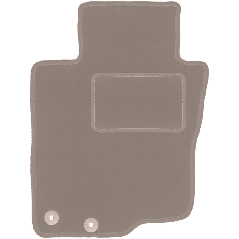 Tapis conducteur beige pour : Toyota Hilux VIII pick-up (2015-)