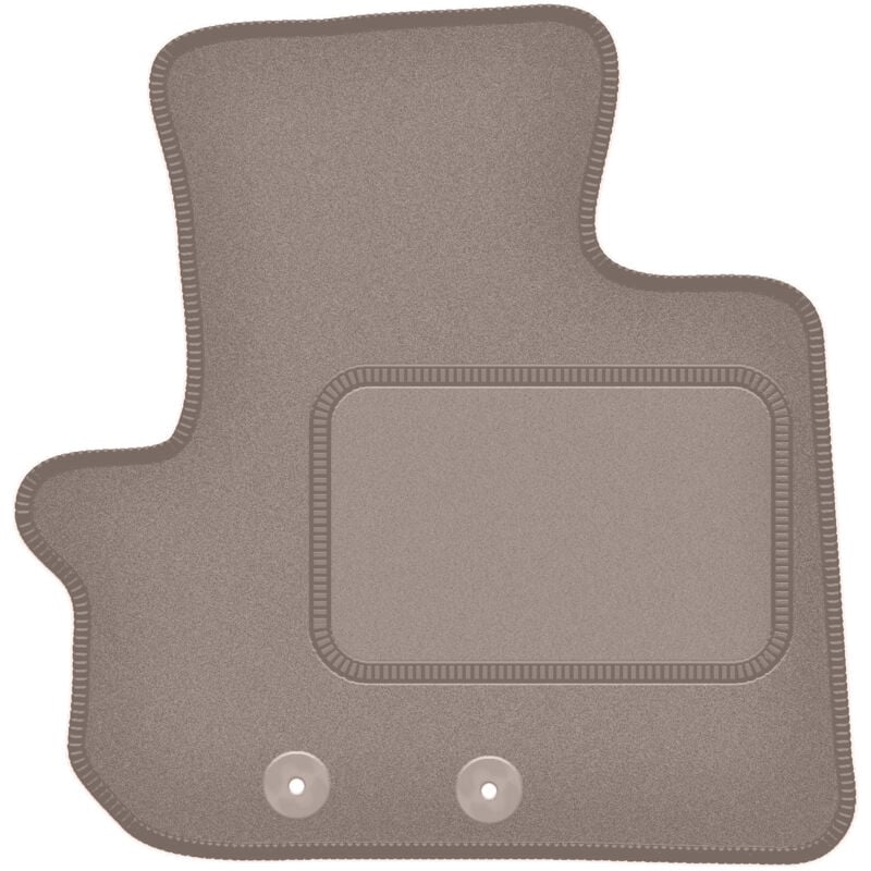 Tapis conducteur beige pour : Toyota IQ à hayon (2009-)