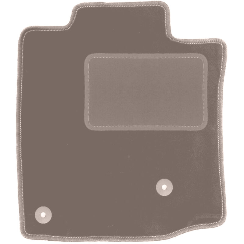 Tapis conducteur beige pour Toyota Land Cruiser J150 tout-terrain (2009-)