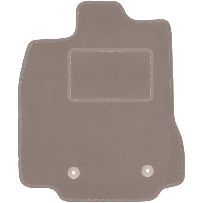 Tapis conducteur beige pour : Toyota Prius II à hayon (2003-2010)