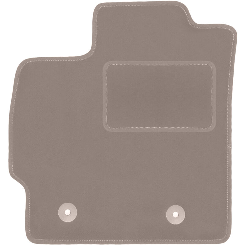 Tapis conducteur beige pour Toyota Prius III à hayon (2009-2011)