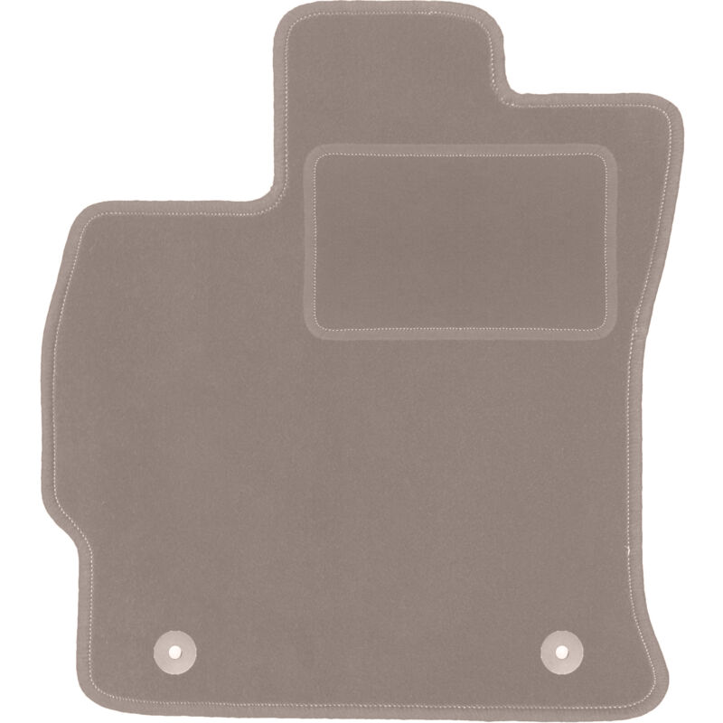 Tapis conducteur beige pour Toyota Prius III Plus à hayon (2011-2015)