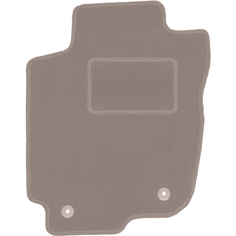 Tapis conducteur beige pour : Toyota RAV4 IV SUV (non hybride) (2013-2019)