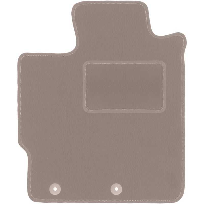 Tapis conducteur beige pour Toyota Yaris III essence (2011-2019)