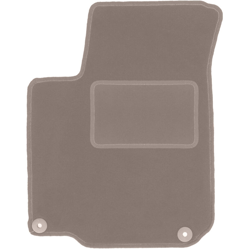 Tapis conducteur beige pour : Volkswagen Bora variante, break, berline (1997-2005)