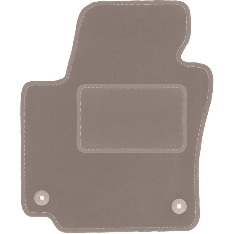 Tapis conducteur beige pour Volkswagen Golf Plus (2005-2014)