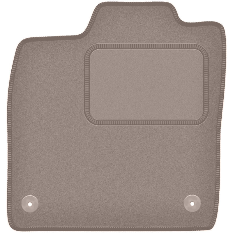 Tapis conducteur beige pour : Volkswagen ID.4 crossover (2020-)