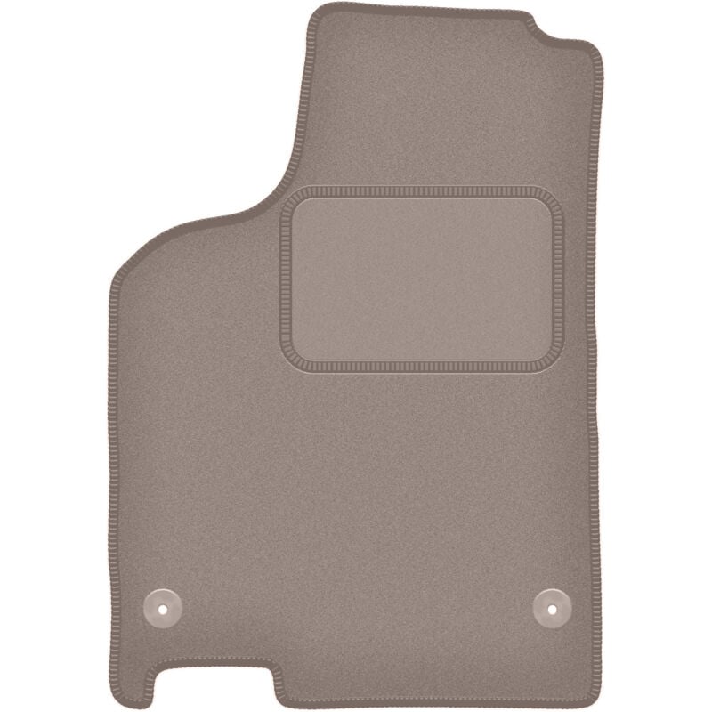 Tapis conducteur beige pour Volkswagen Lupo 3L à hayon (1997-2005)