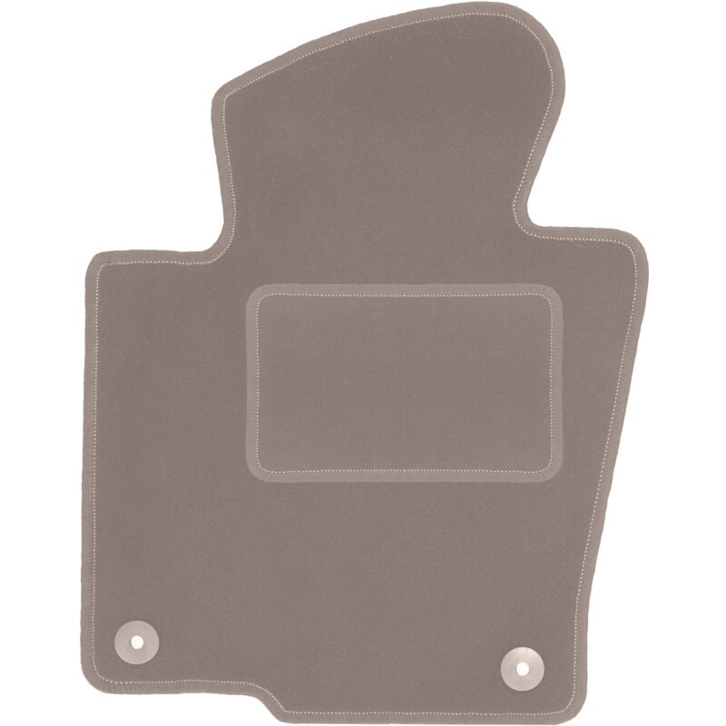 Tapis conducteur beige pour : Volkswagen Passat B6 berline, break, variante (2005-2010)