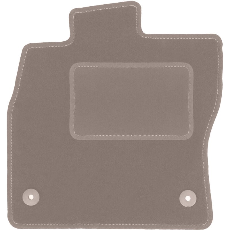 Tapis conducteur beige pour : Volkswagen Passat B8 berline, break, variante, alltrack (2015-)