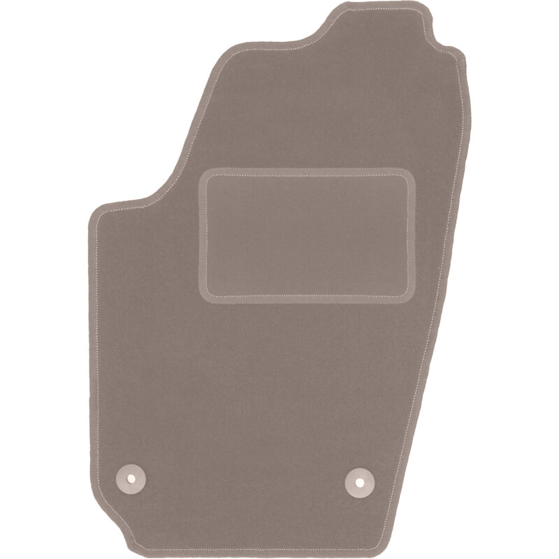 Tapis conducteur beige pour Volkswagen Polo IV 9N à hayon (2001-2009)