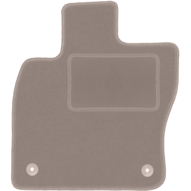 Tapis conducteur beige pour : Volkswagen T-Roc (2017-)